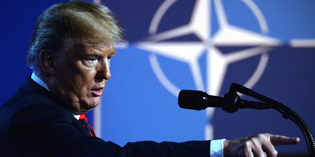 Пресс-конференция президента США Д. Трампа на саммите НАТО