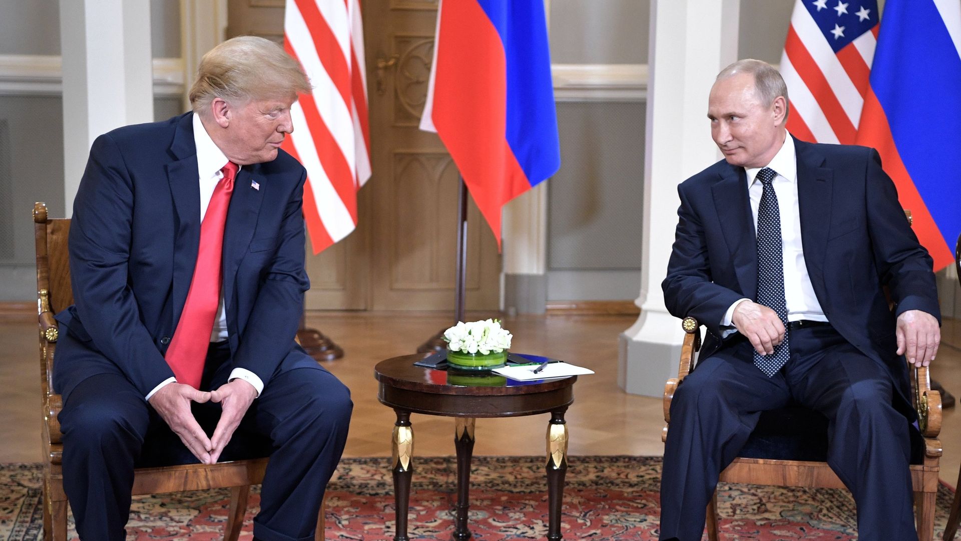 Встреча президента РФ Владимира Путина и президента США Дональда Трампа в Хельсинки. 16 июля 2018 - ИноСМИ, 1920, 11.08.2025