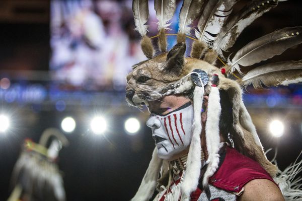 Фольклорный фестиваль индейцев Gathering of Nations в Альбукерке. 25 апреля 2015