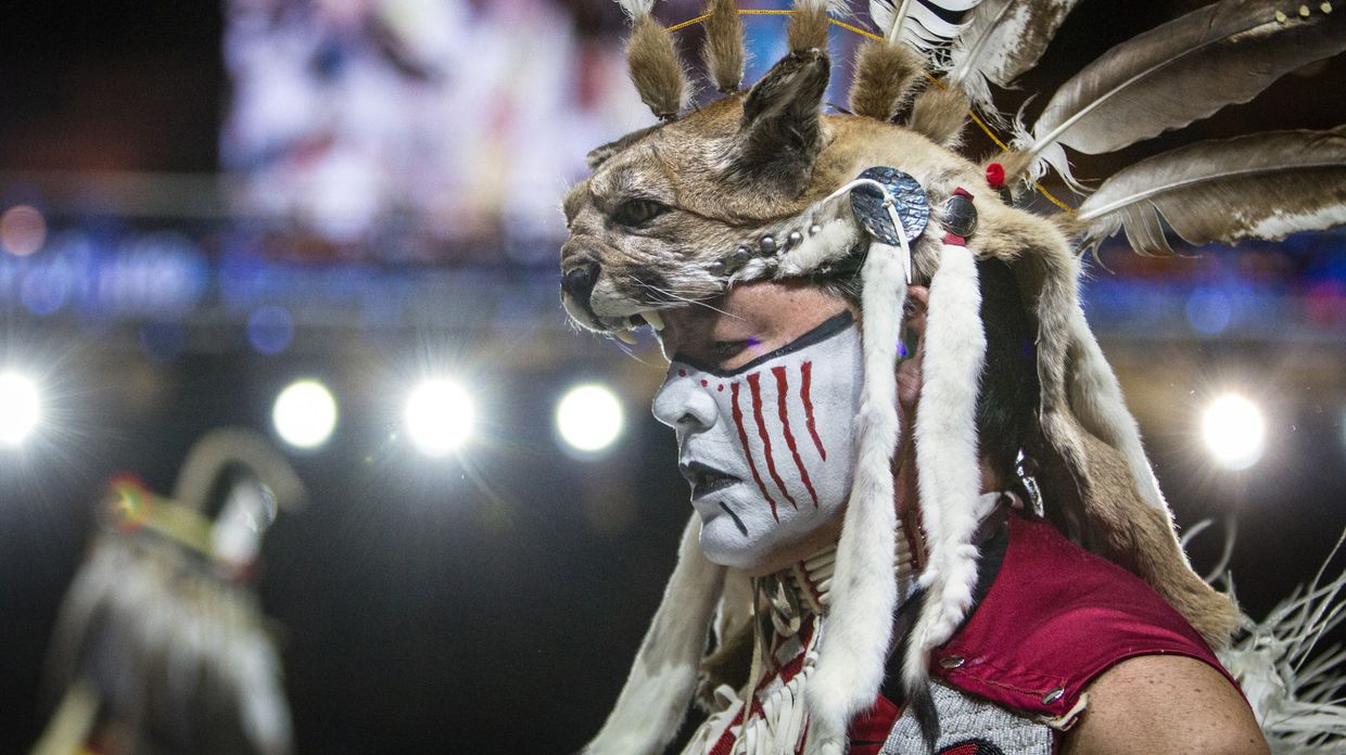 Фольклорный фестиваль индейцев Gathering of Nations в Альбукерке. 25 апреля 2015