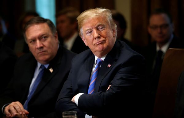 Госсекретарь США Майк Помпео и президент Дональд Трамп Госсекретарь США Майк Помпео и президент Дональд Трамп