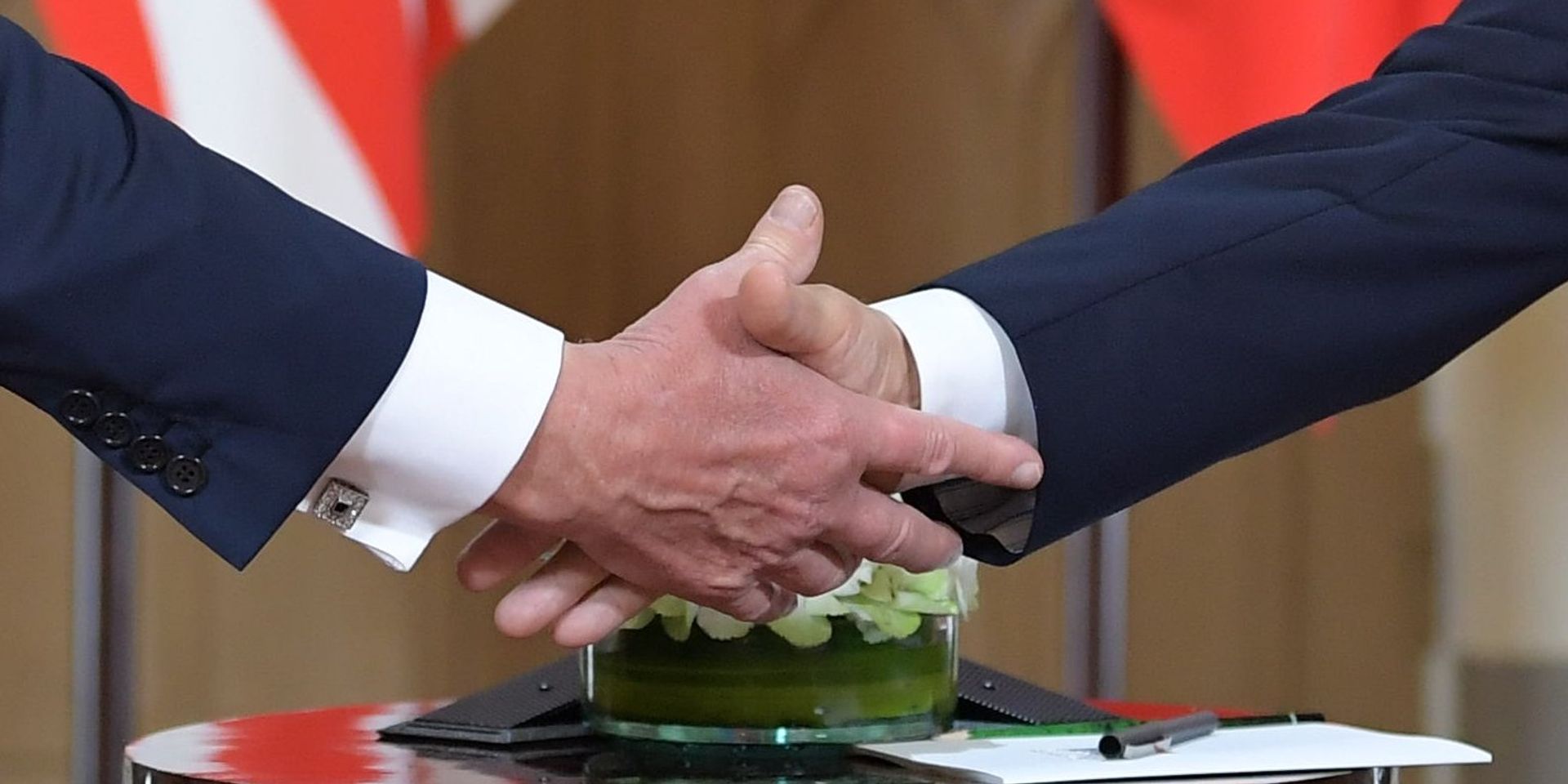 Во время встречи президента РФ Владимира Путина и президента США Дональда Трампа в президентском дворце в Хельсинки. 16 июля 2018 - ИноСМИ, 1920, 11.02.2025