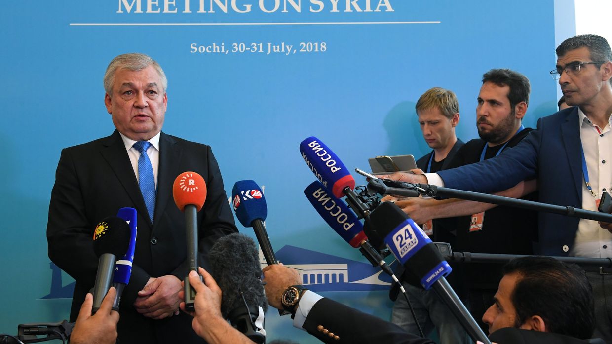 Специальный представитель президента РФ по сирийскому урегулированию Александр Лаврентьев