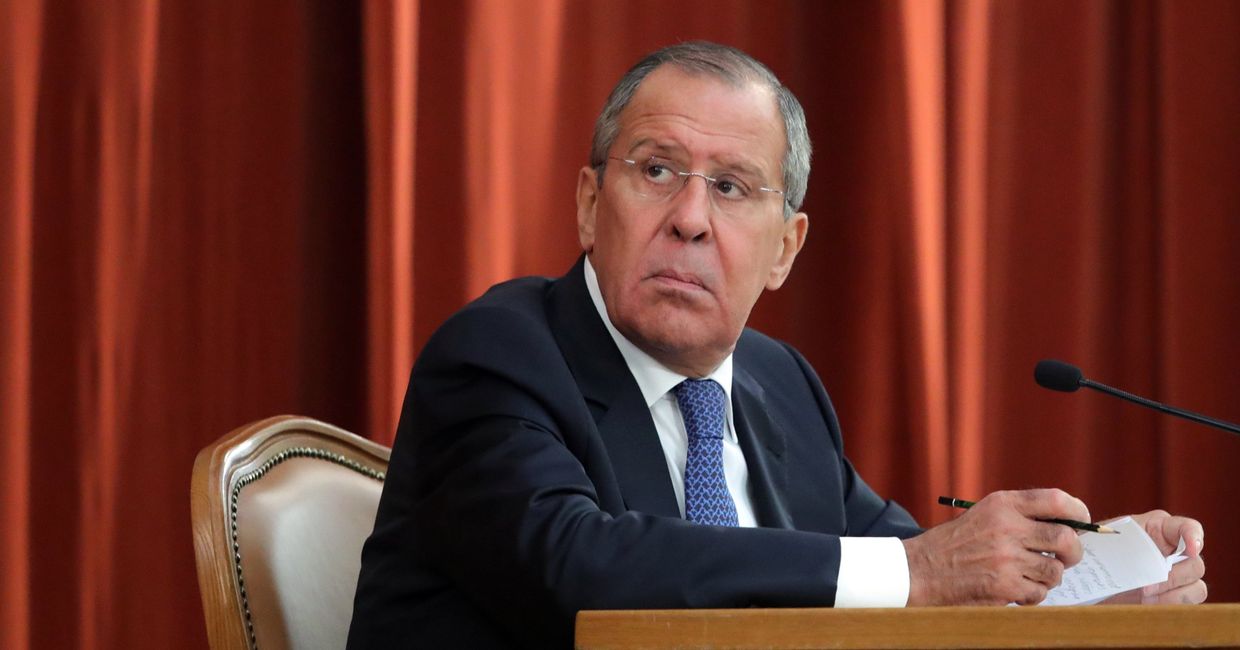 Министр иностранных дел РФ Сергей Лавров на совещании послов и постоянных представителей РФ