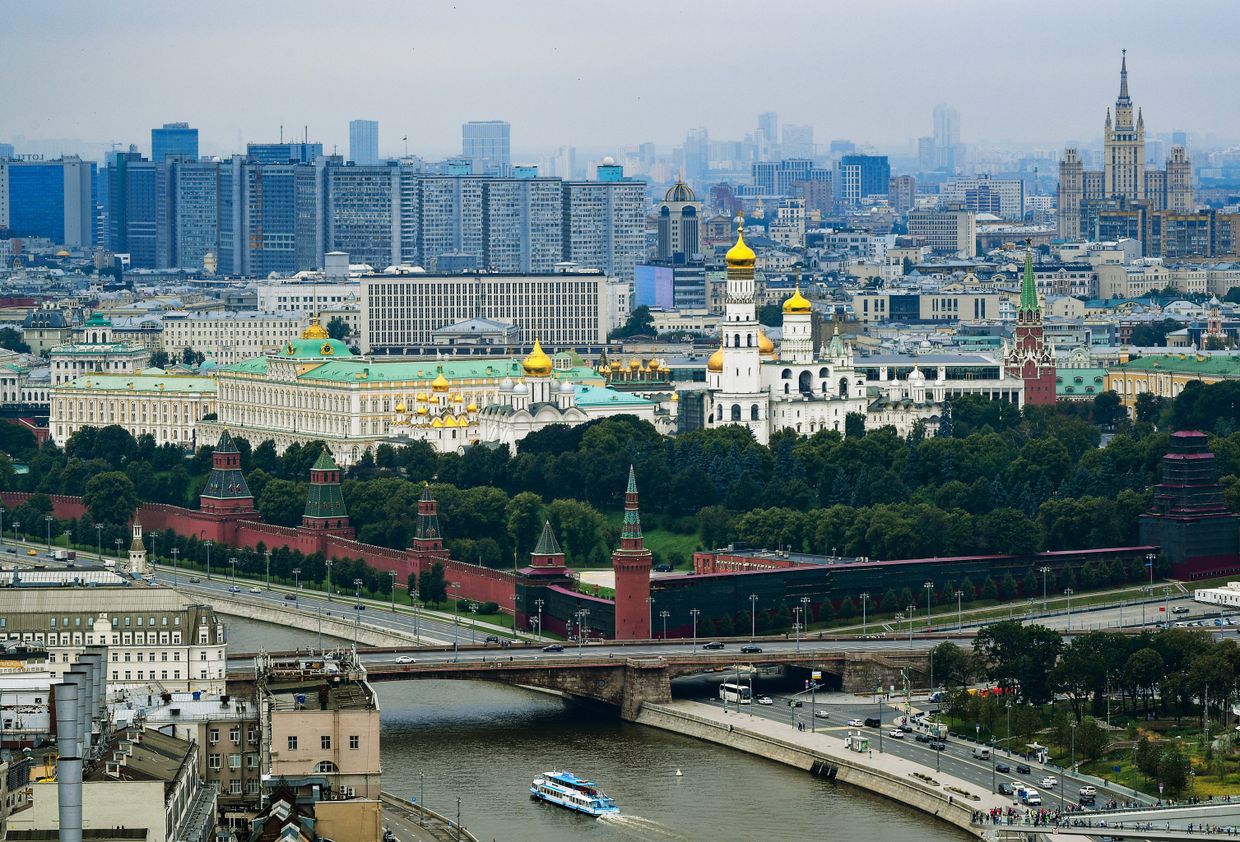 Вид центра Москвы