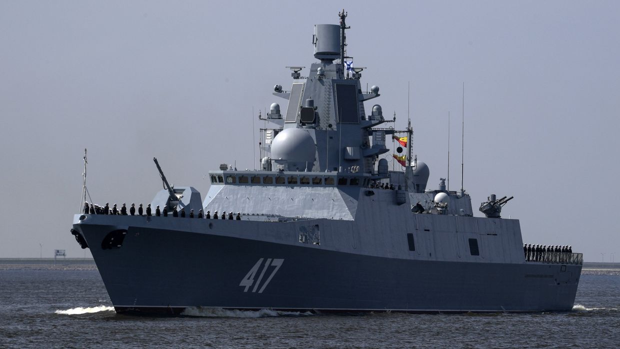 Репетиция парада ВМФ в Кронштадте
