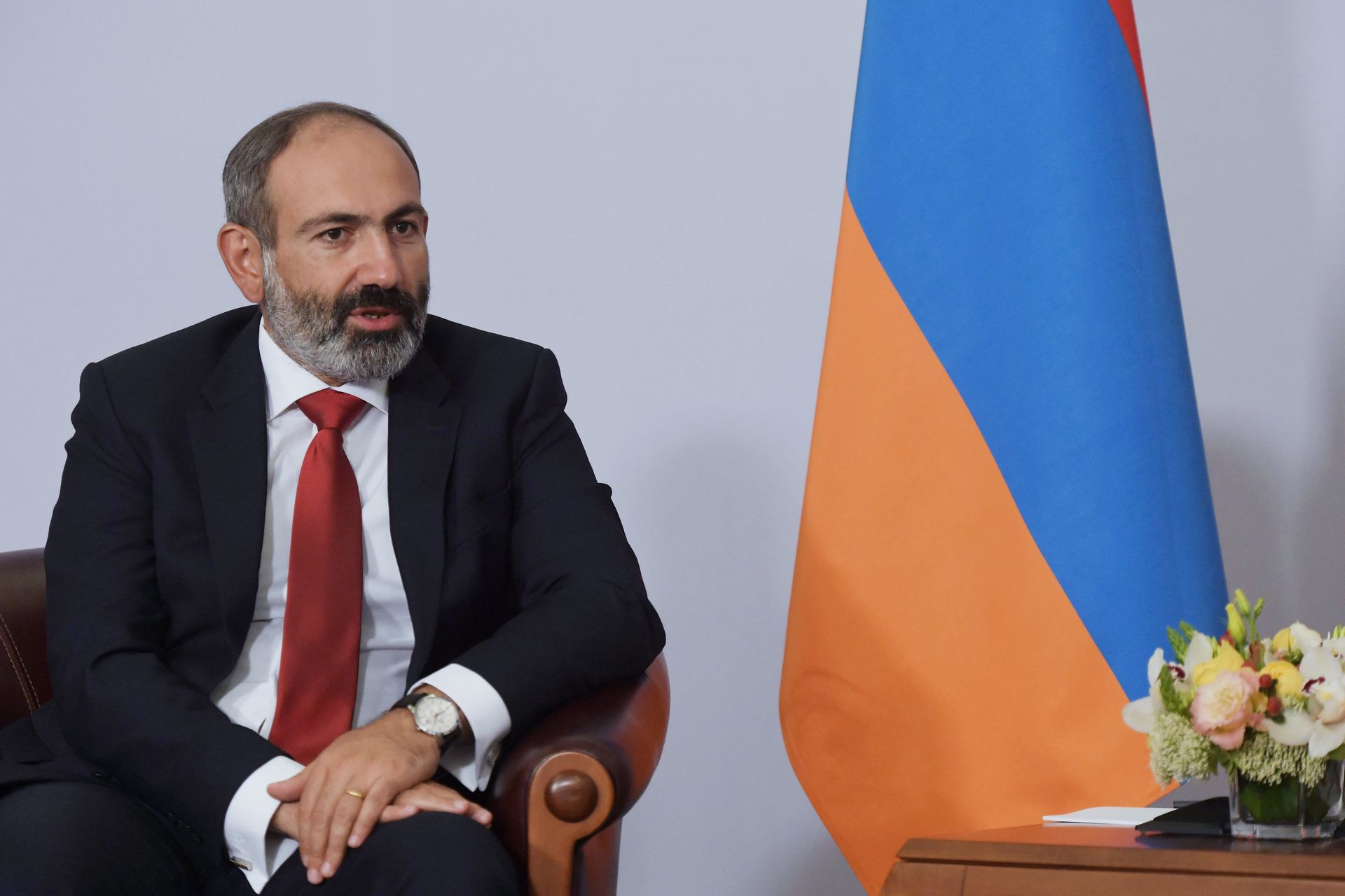 Премьер-министр Армении Никол Пашинян на встрече с президентом РФ Владимиром Путиным. 14 мая 2018 - ИноСМИ, 1920, 14.10.2020