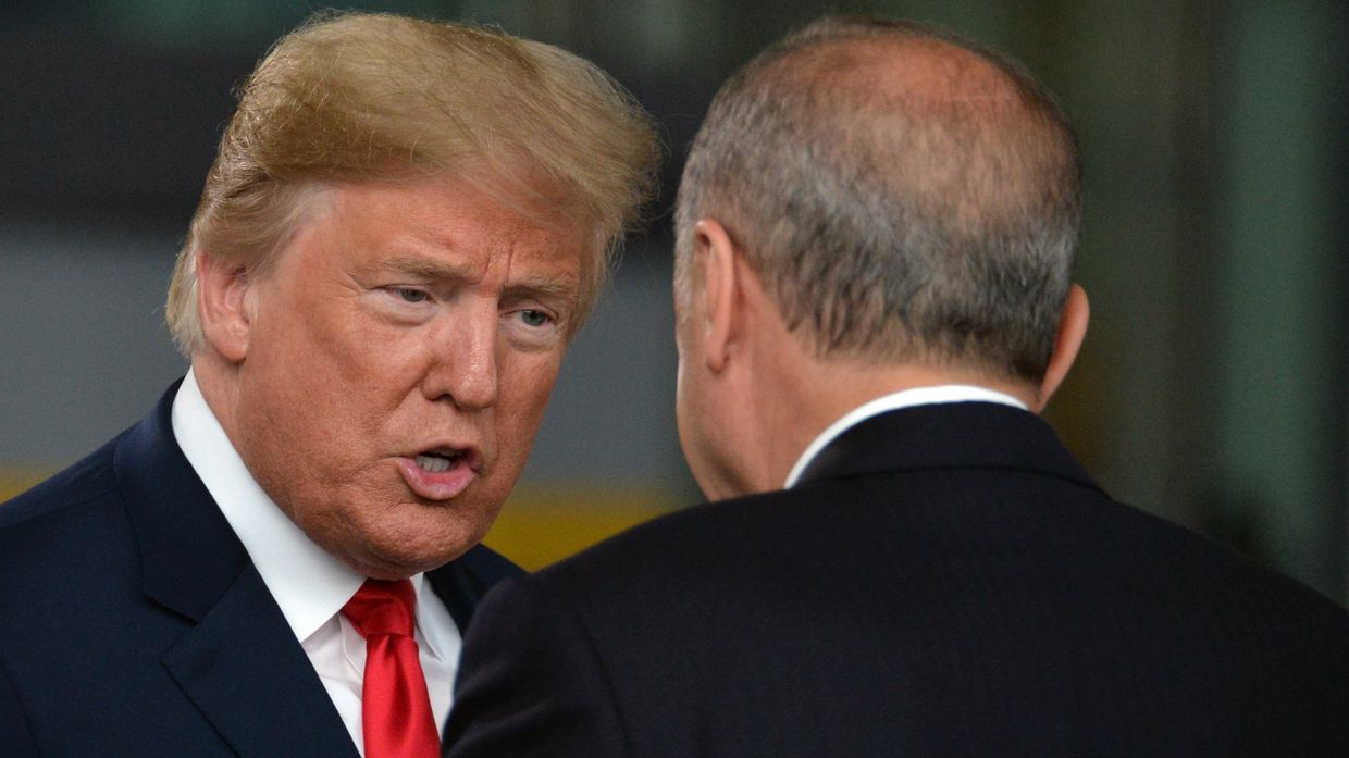 Дональд Трамп и президент Турции Реджеп Тайип Эрдоган на саммите стран-участниц НАТО в Брюсселе. 11 июля 2018
