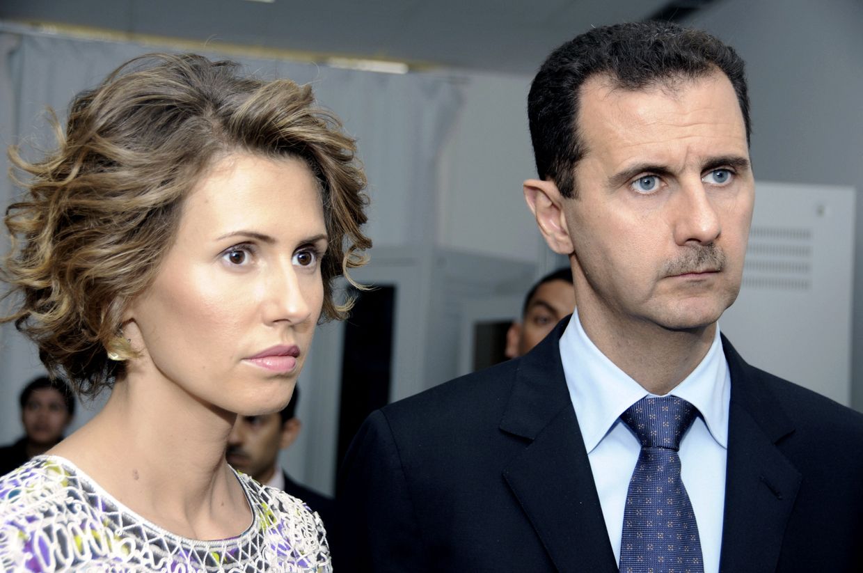 Президент Сирии Башар Асад с супругой Асмой Асад