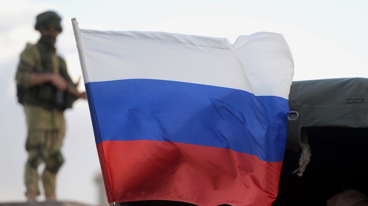 Флаг РФ в Сирии