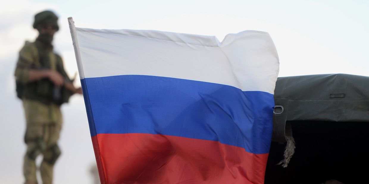 Флаг РФ в Сирии