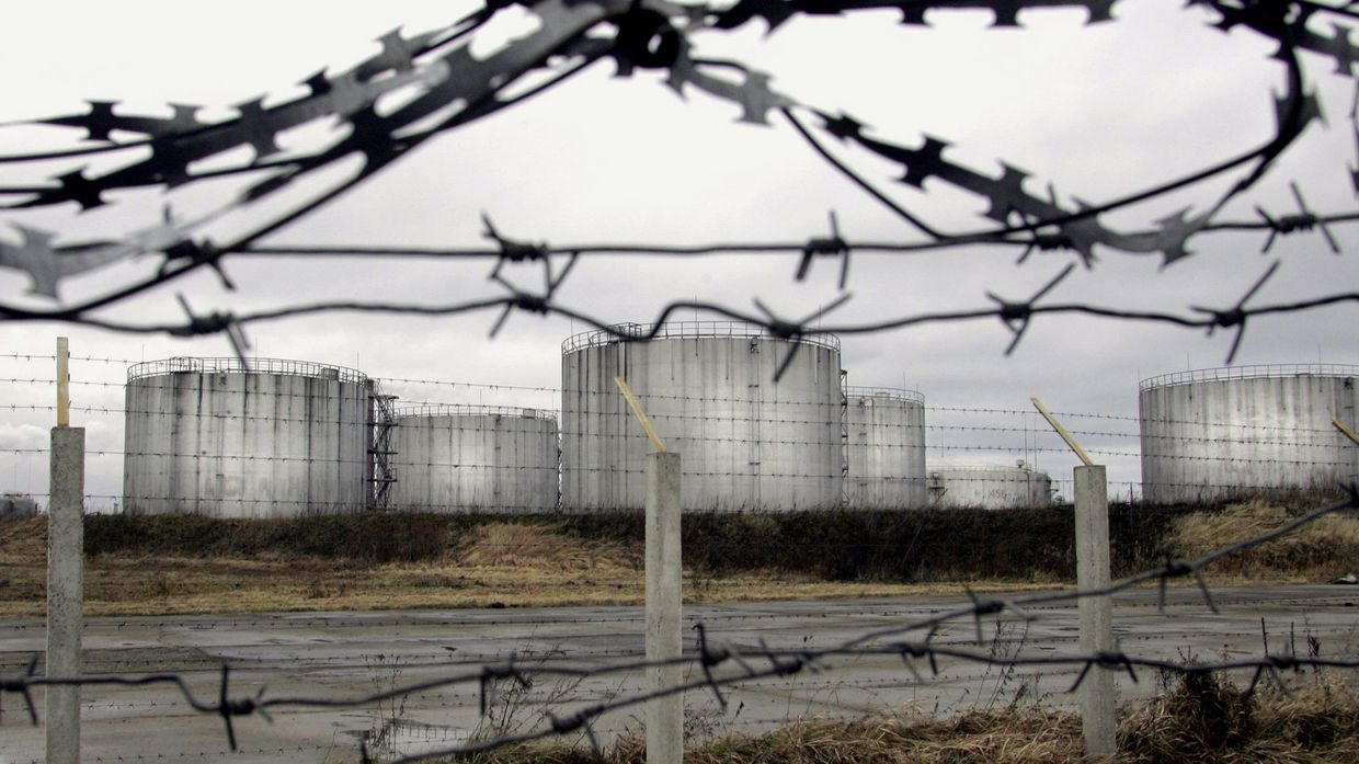 Нефтехранилища нефтепровода «Дружба» в городе Новополоцк, Белоруссия