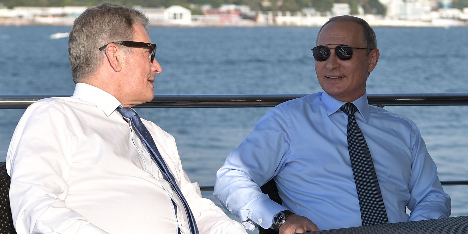 Встреча президента РФ В. Путина с президентом Финляндии С. Ниинистё - ИноСМИ, 1920, 02.02.2022