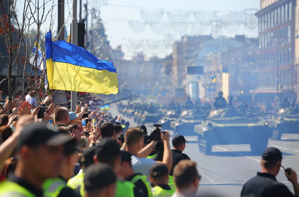 Военный парад в Киеве