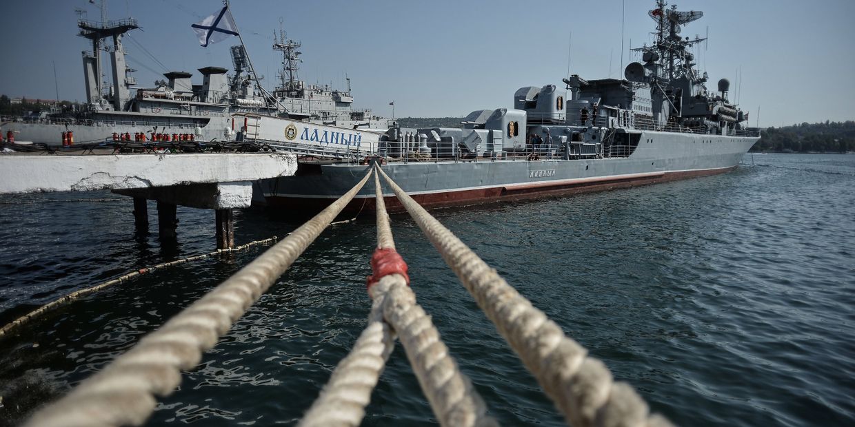 Военно-морская база Черноморского флота РФ в Севастополе