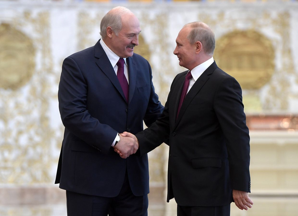 Рабочий визит президента РФ В. Путина в Белоруссию
