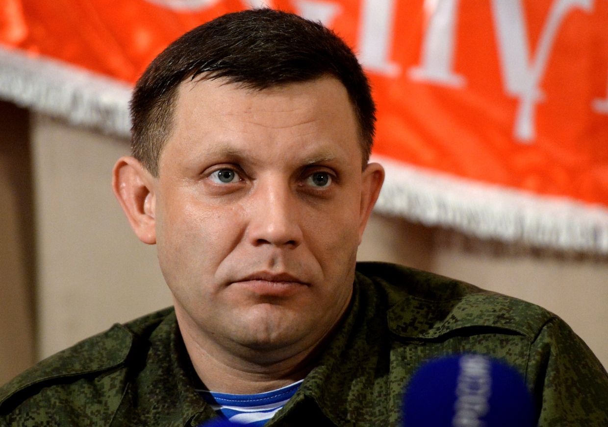 Глава Донецкой народной республики Александр Захарченко на концерте для жителей Донбасса в Театре оперы и балета в городе Донецке