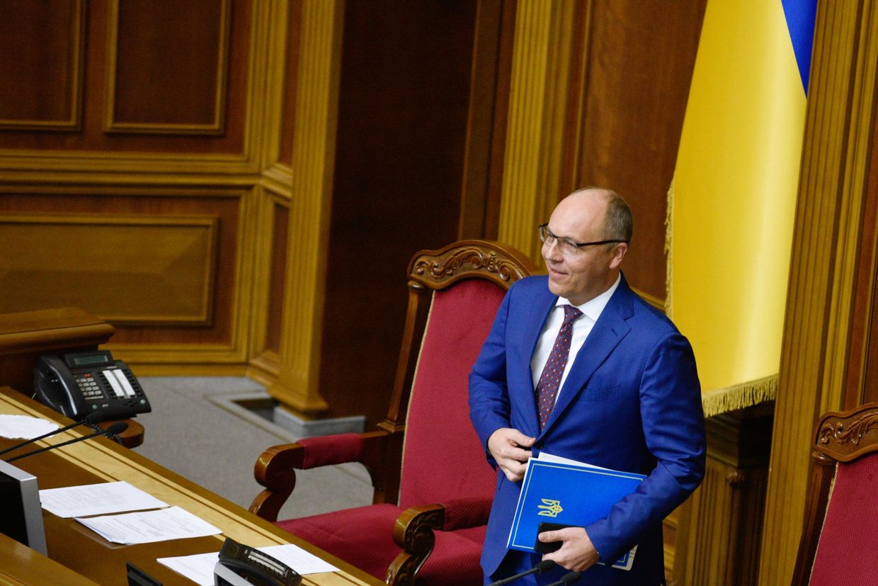 Председатель Верховной рады Украины Андрей Парубий
