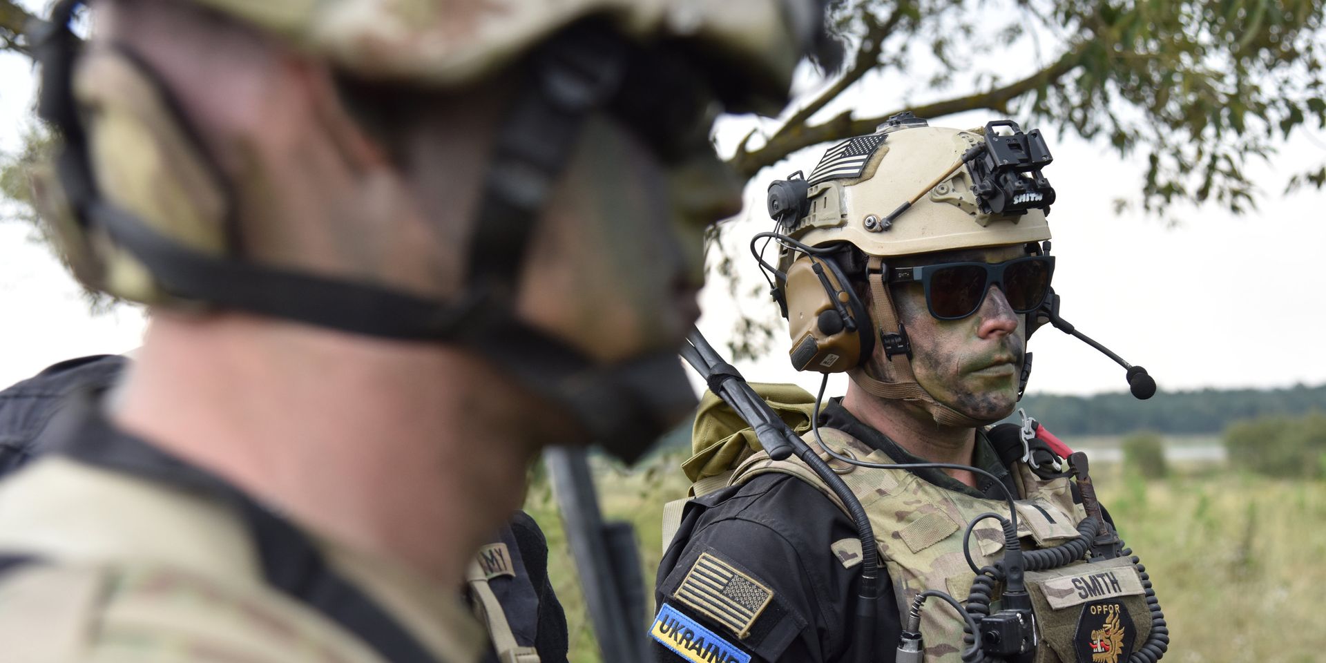 Военнослужащие вооруженных сил Украины и армейских подразделений иностранных государств во время активной фазы военных учений Репид Трайдент - 2018 - ИноСМИ, 1920, 31.03.2025