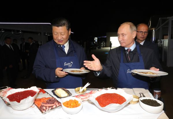 Рабочая поездка президента РФ В. Путина в Дальневосточный федеральный округ. День второй
