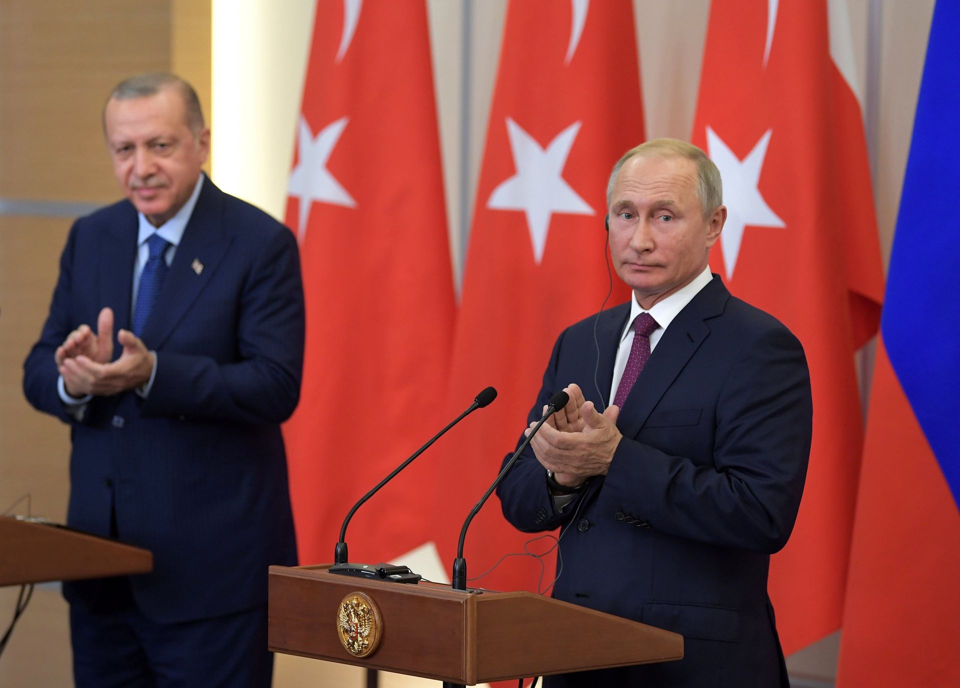 Президент РФ В. Путин встретился с президентом Турции Р. Т. Эрдоганом - ИноСМИ, 1920, 11.11.2020