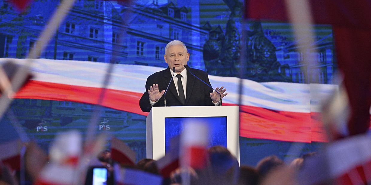Лидер правящей партии «Право и справедливость» Ярослав Качиньский