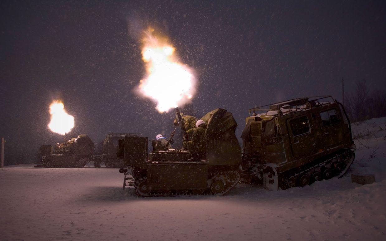 Военные учения в Порсангмуене, Норвегия Военные учения в Порсангмуене, Норвегия
