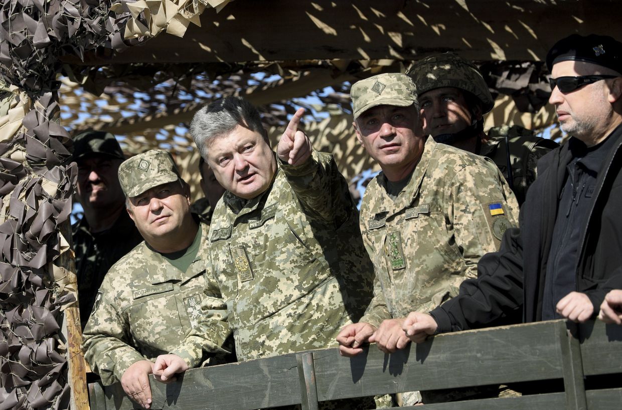 Учения Вооруженных сил Украины на побережье Азовского моря
