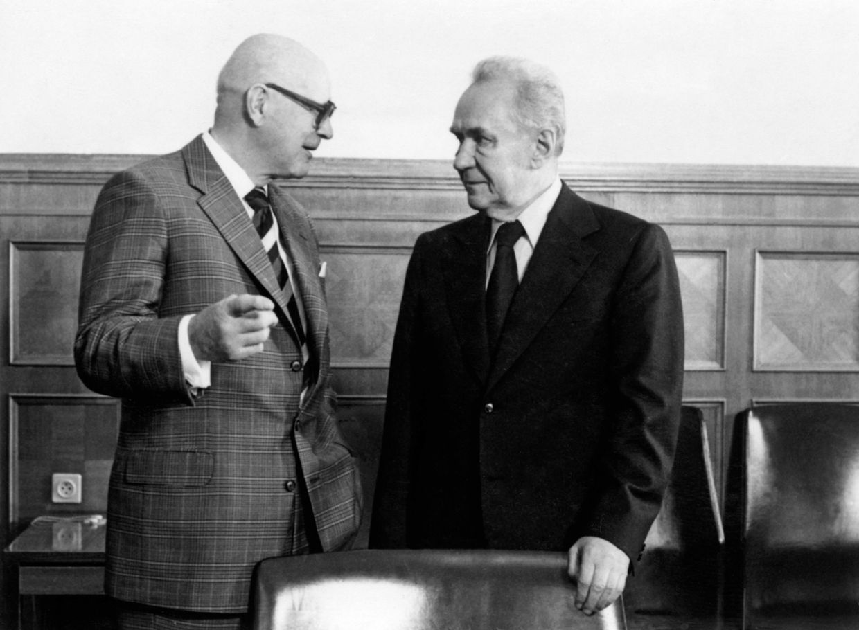 Председатель Совета Министров СССР А.Н.Косыгин и Президент Финляндии Урхо К.Кекконен