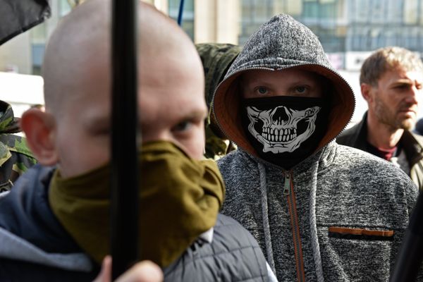 Акция украинских радикалов в Киеве