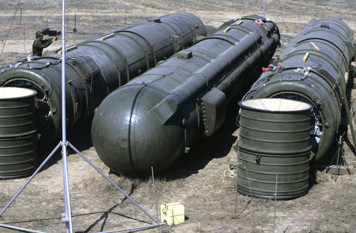 Связка из трех ракет РСД-10
