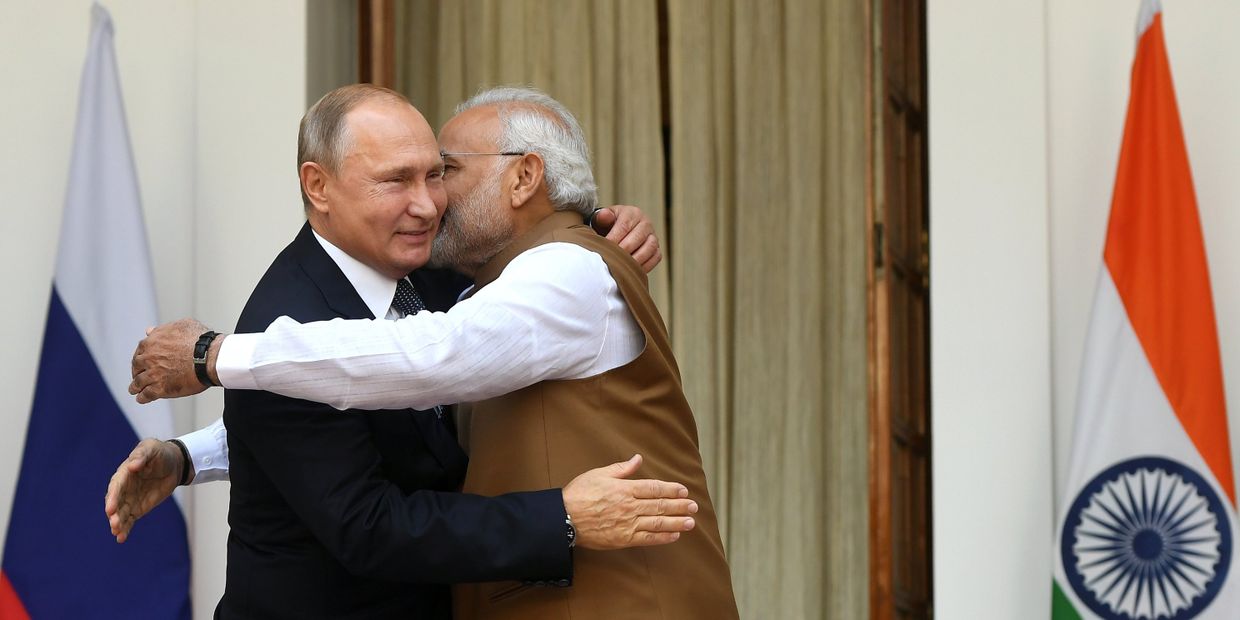 Официальный визит президента РФ В. Путина в Индию. День второй