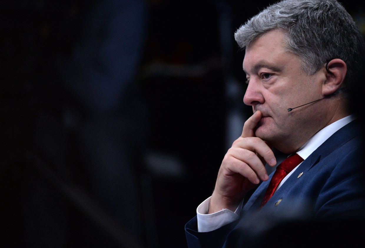 Президент Украины Петр Порошенко на саммите НАТО в Брюсселе