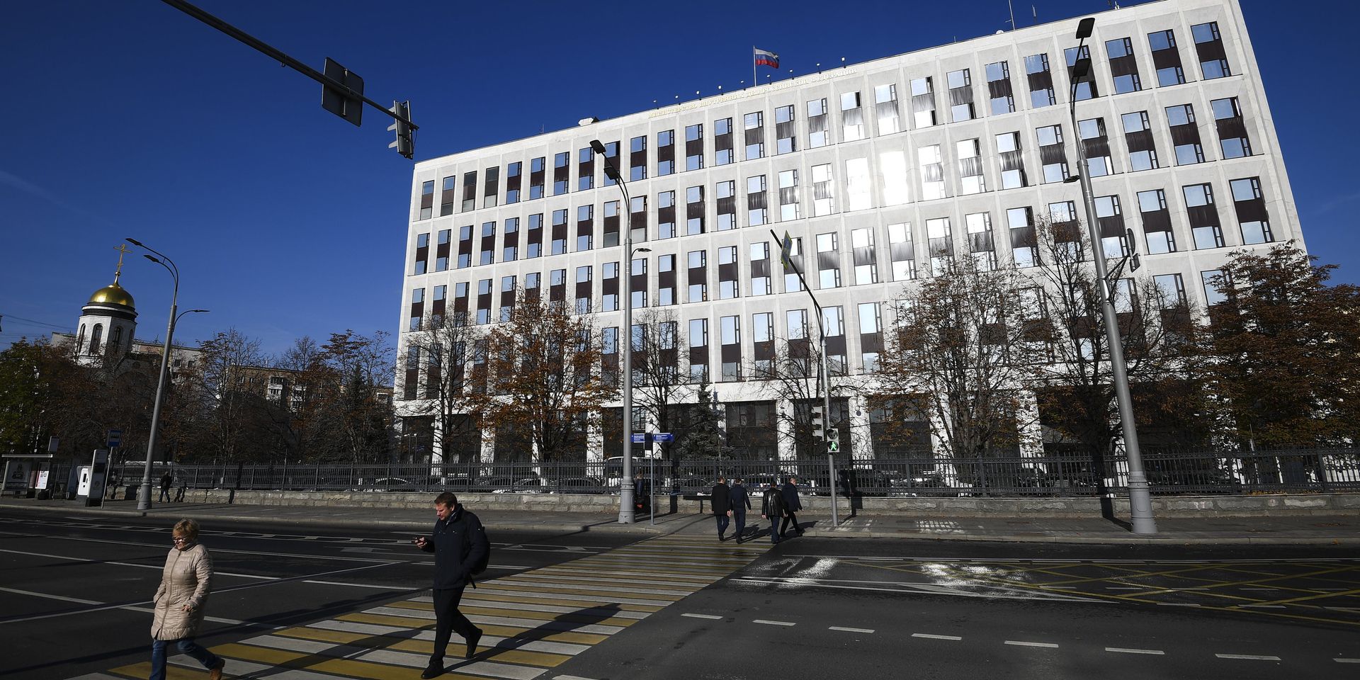 Вид на здание Министерства внутренних дел РФ на Житной улице в Москве - ИноСМИ, 1920, 29.05.2023