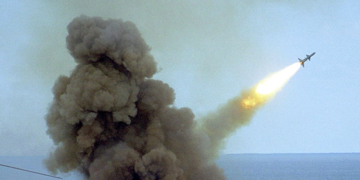 Пуск ракеты С-200 во время учений армии Украины