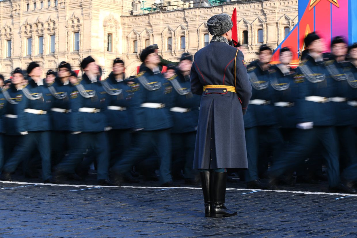 Марш, приуроченный к 77-й годовщине парада 1941 года
