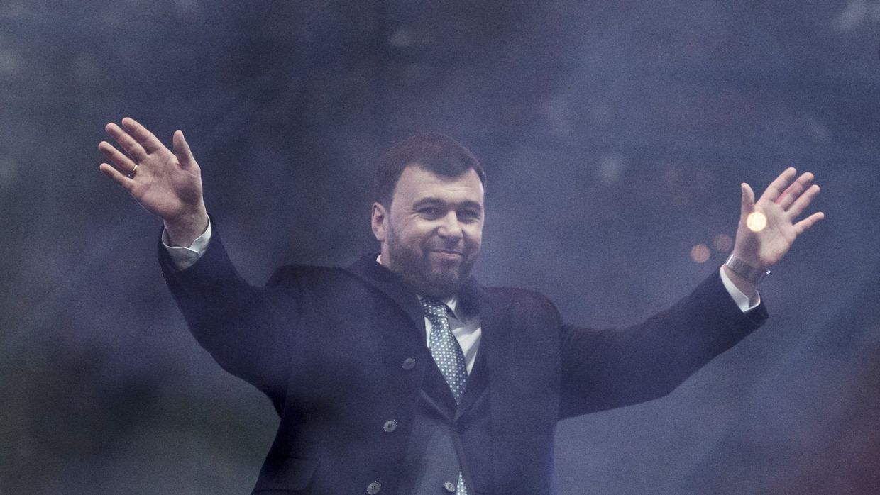 Акция Выбор Донбасса в Донецке