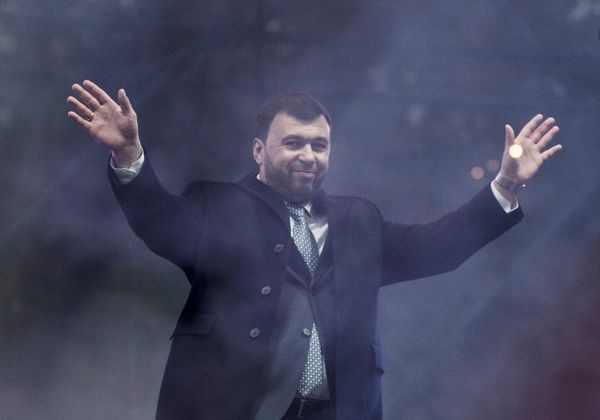 Акция Выбор Донбасса в Донецке