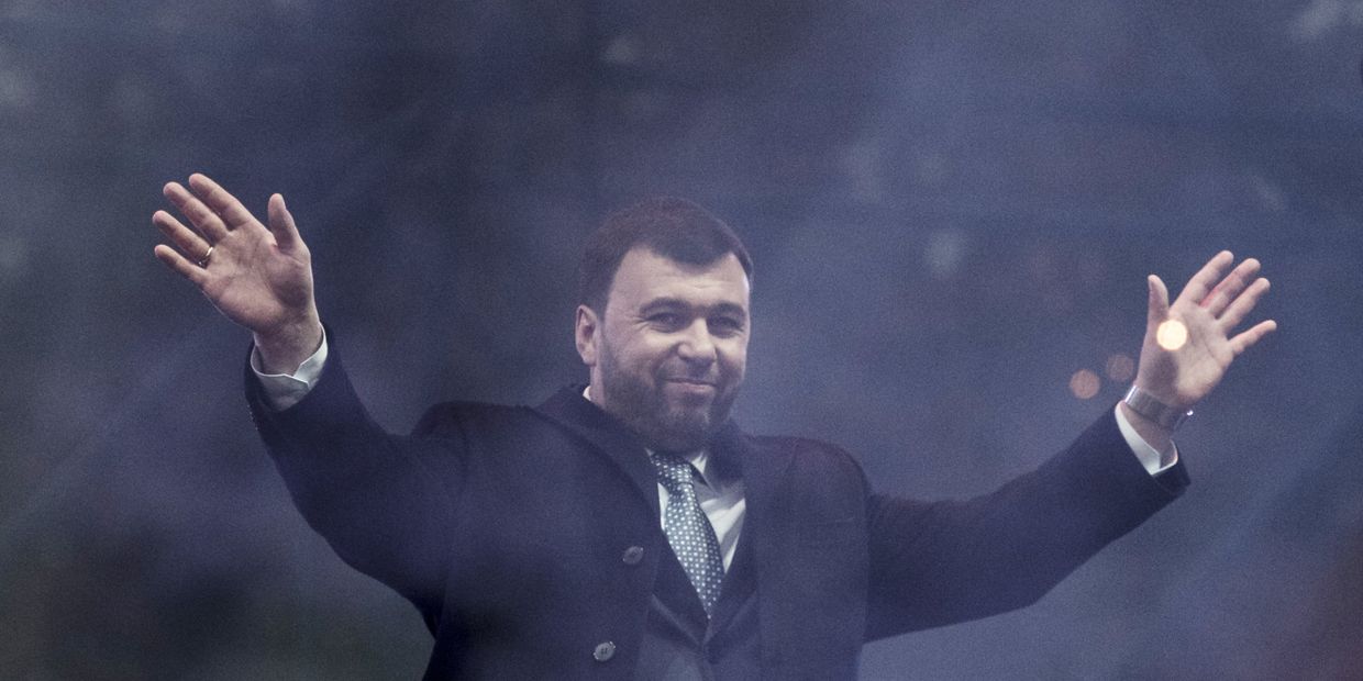 Акция Выбор Донбасса в Донецке