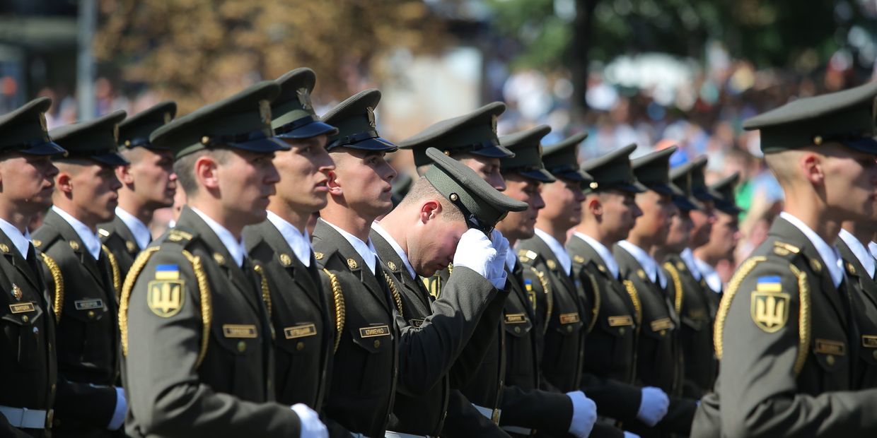 Военный парад в Киеве ко Дню независимости Украины