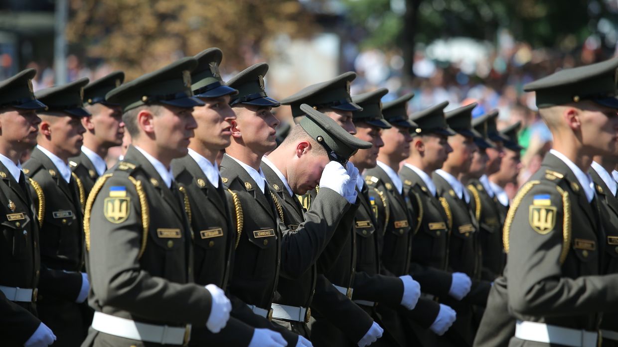 Военный парад в Киеве ко Дню независимости Украины