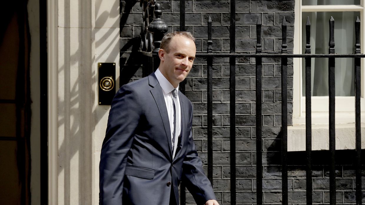 Министр по делам Brexit Доминик Рааб. 9 июля 2018