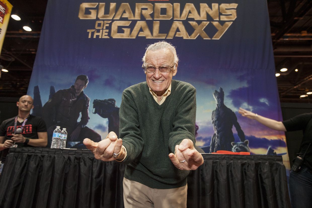 Автор комиксов Стэн Ли на Chicago Comic & Entertainment Expo