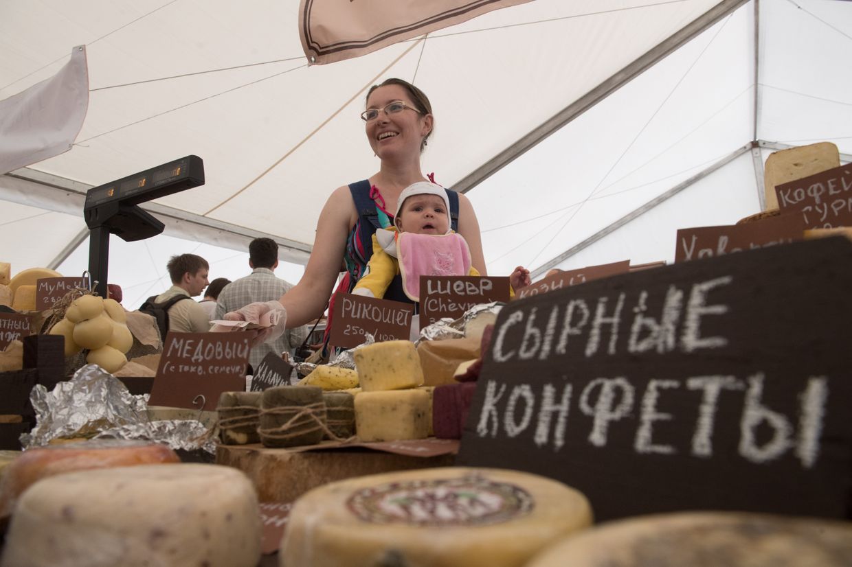 Сыры, представленные на фестивале фермеров – сыроваров в Московской области