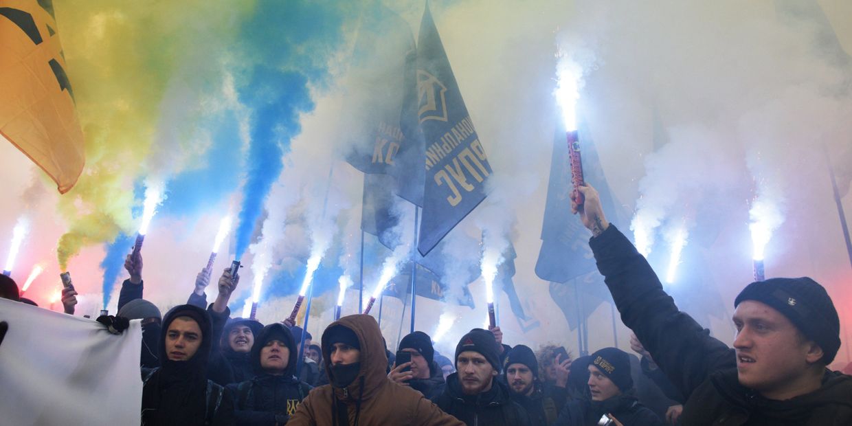Акции националистов в Киеве
