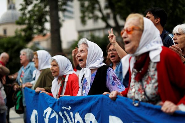 Акция протеста в преддверии саммита G20 в Буэнос-Айресе