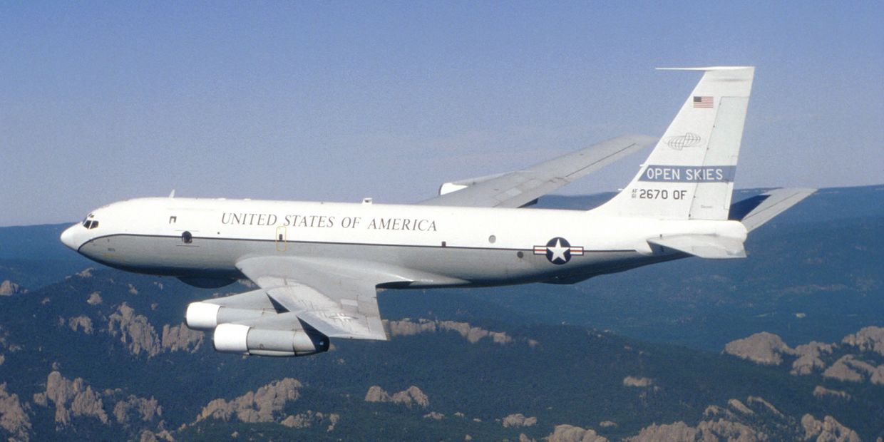 Американский Боинг KC-135 Open Skies