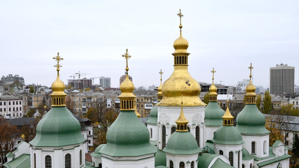 Купола Софийского собора в Киеве
