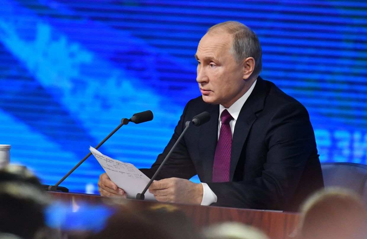 Ежегодная большая пресс-конференция президента РФ В. Путина