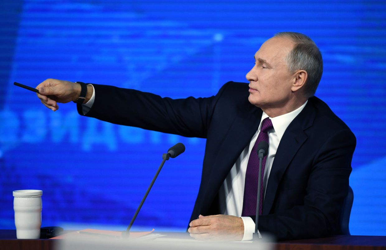 Ежегодная большая пресс-конференция президента РФ В. Путина